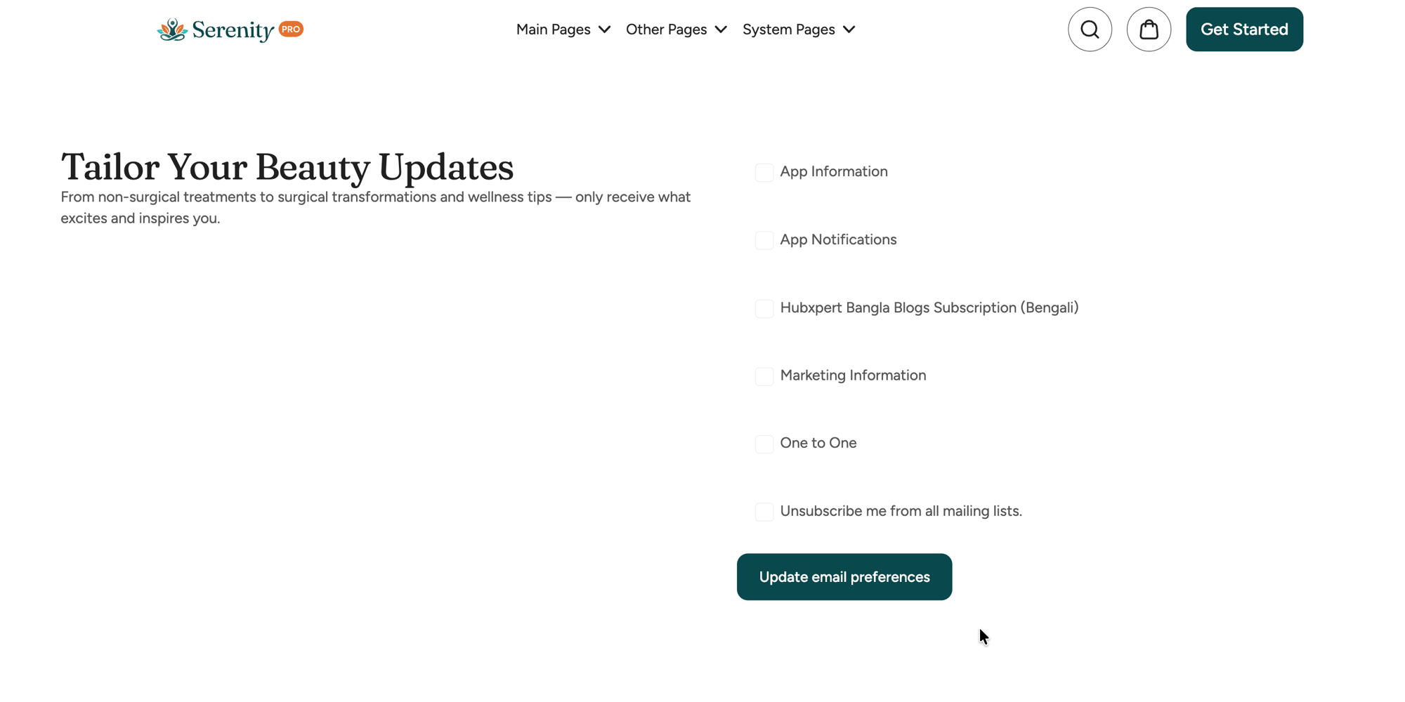 Email Subscription Preferences-2 Email Subscription Preferences-2